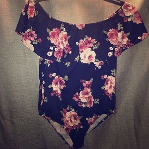 off the shoulder body suit